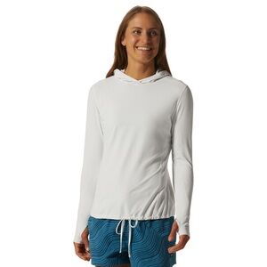 Mountain Hardwear Women's Crater Lake Long Sleeve Hoody White XL